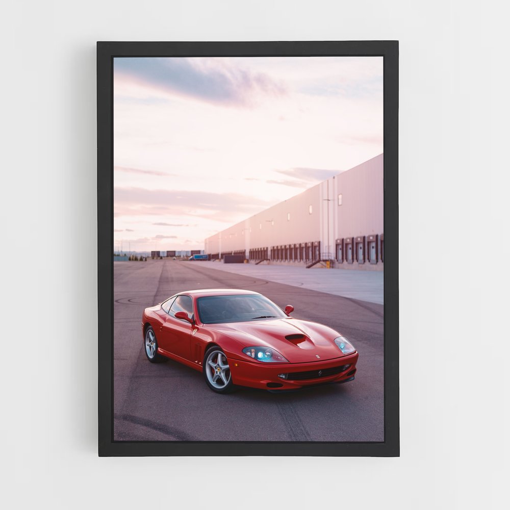 Poster Ferrari 550 Maranello (vue 2)